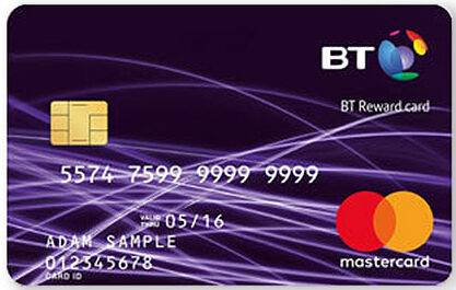 BT Reward MasterCard Worth £70