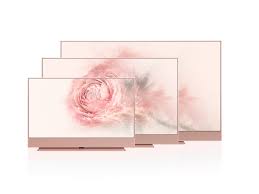 Sky Glass Pink TV available in 43", 55", and 65" from £13 per month up to £21 per month based on a 48 month contract