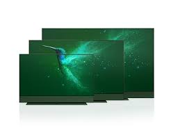 Sky Glass Green TV available in 43", 55", and 65" from £13 per month up to £21 per month based on a 48 month contract